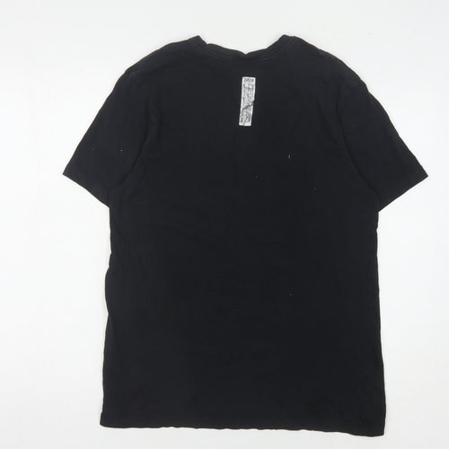 Nike Men's Black Medium Graphic Print T-Shirt