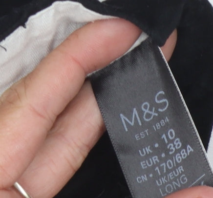 Marks and Spencer Women's Black Trousers Size 10