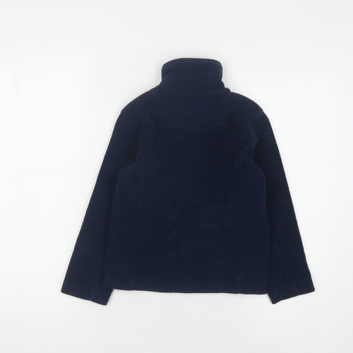 Harry Hall Girls Blue Fleece Jacket 4-5 Years Zip Casual