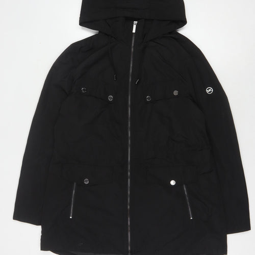 Michael Kors Women's Black Anorak Jacket L