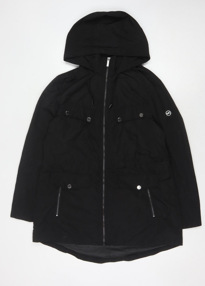 Michael Kors Women's Black Anorak Jacket L
