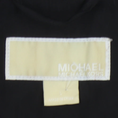 Michael Kors Women's Black Anorak Jacket L