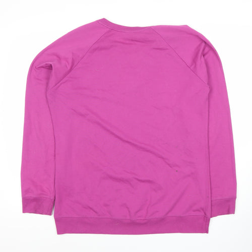 Cotton Traders Women's Pink Jewel Sweatshirt Size 16