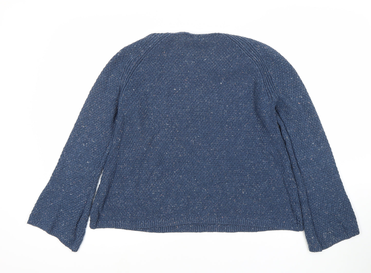 Patract Women's Blue Chunky-Knit Jumper, UK 12