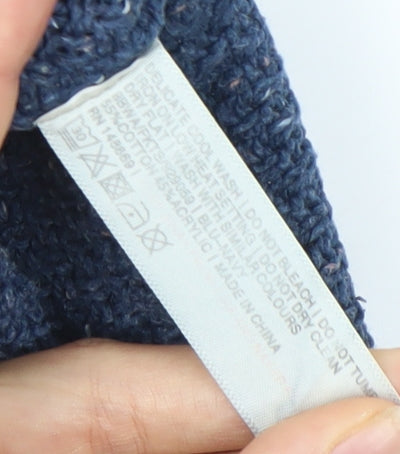 Patract Women's Blue Chunky-Knit Jumper, UK 12