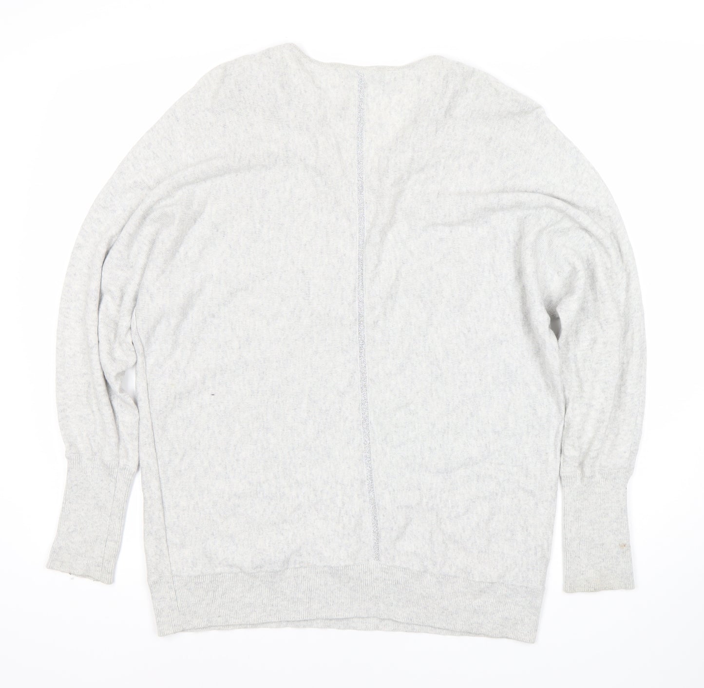 Mint Velvet Women's Grey Jumper M 1/2 Zip