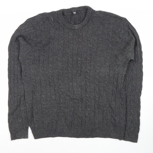 Cotton Traders Women's Grey Pullover Jumper, Size L