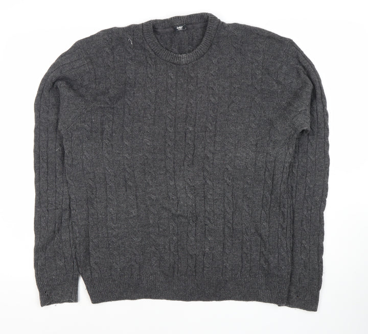 Cotton Traders Women's Grey Pullover Jumper, Size L