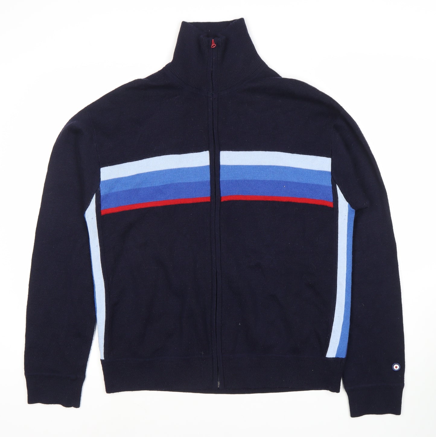 Paul Smith Men's XL Blue Full Zip Jumper