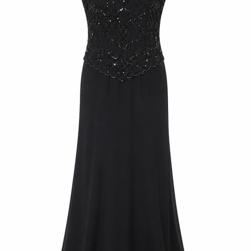 JKara Women's Black Beaded Formal Dress Size 8