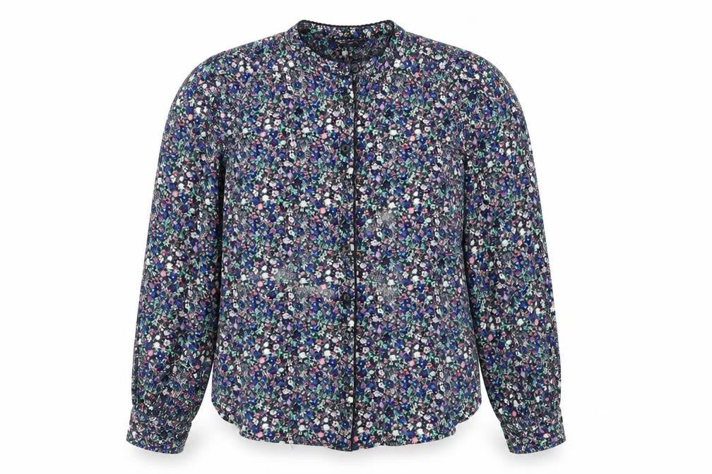 Front view of Marks & Spencer Women's Multicoloured Floral Blouse, size 10