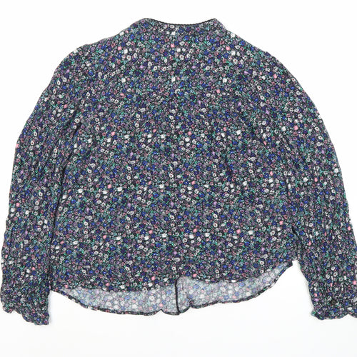 M&S Women's Multicoloured Floral Blouse Size 10
