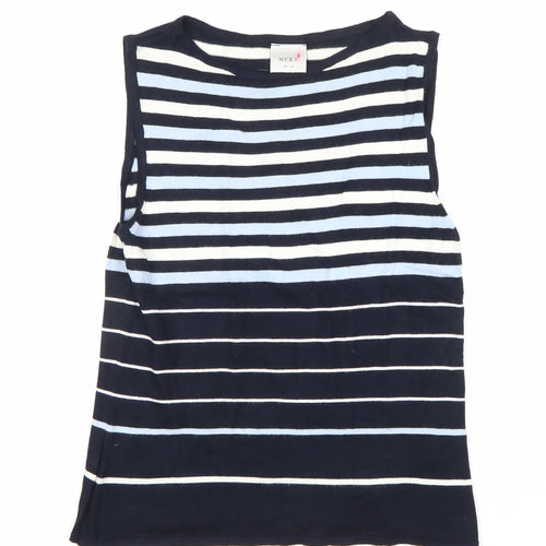 Next Women's Multicoloured Striped Tank Top Size 14
