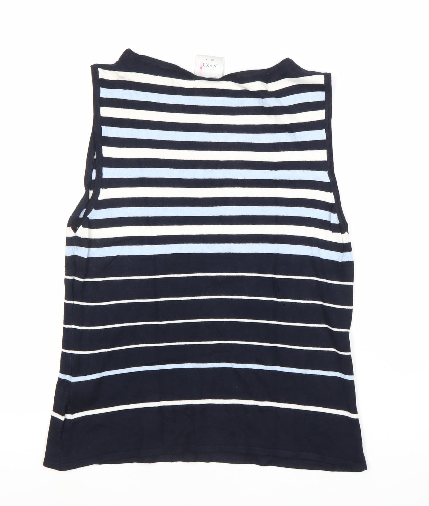 Next Women's Multicoloured Striped Tank Top Size 14