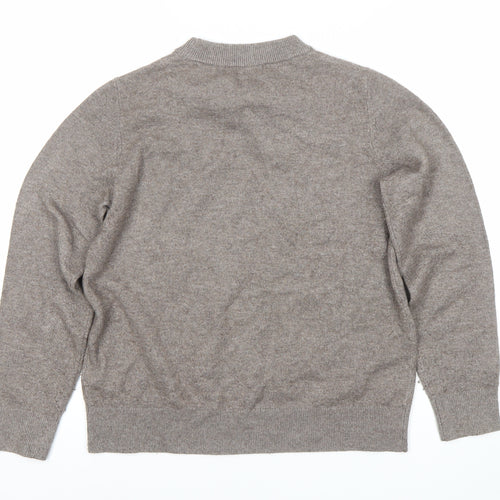 Marks and Spencer Women's Grey Wool Jumper, Size 10