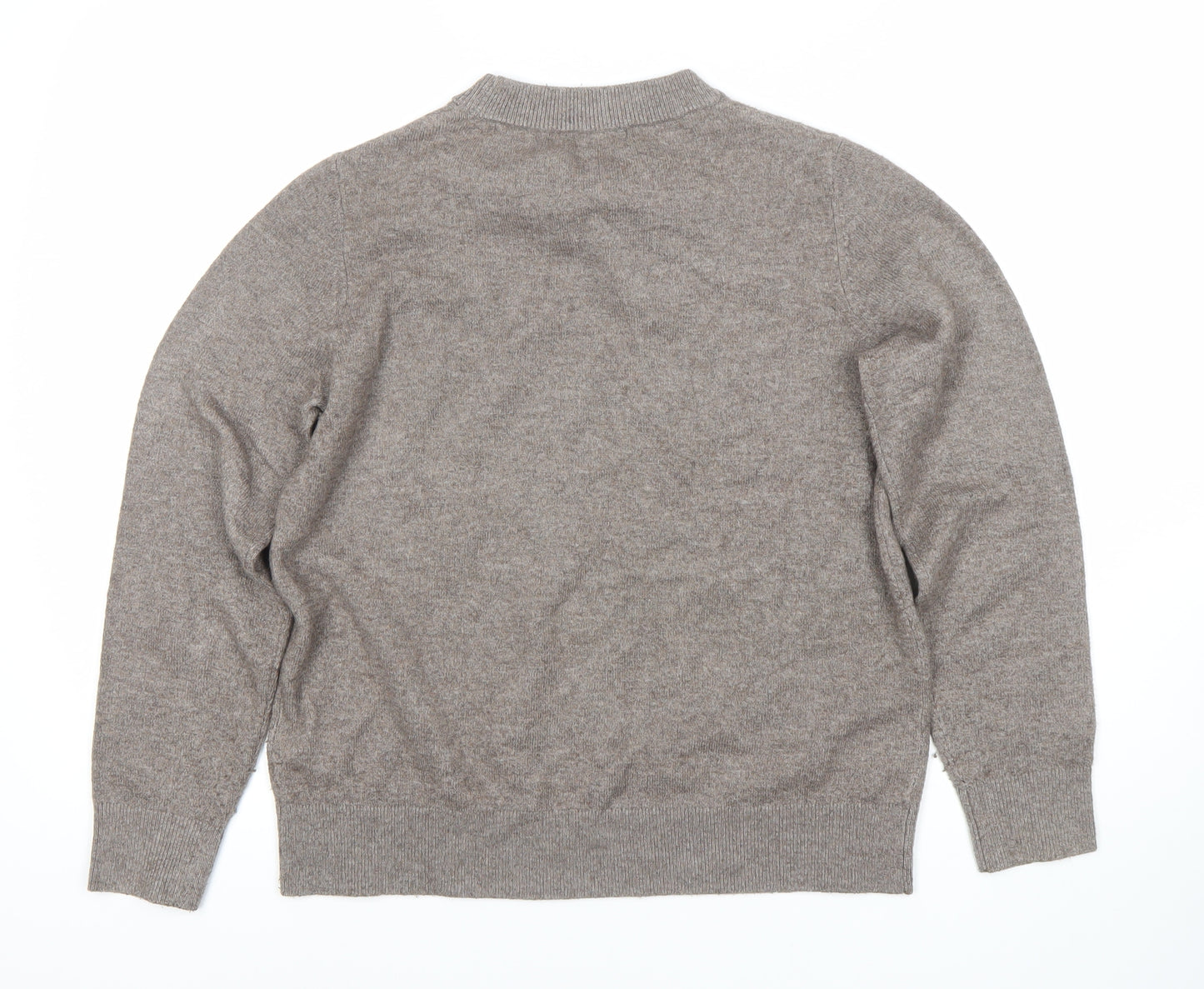 Marks and Spencer Women's Grey Wool Jumper, Size 10