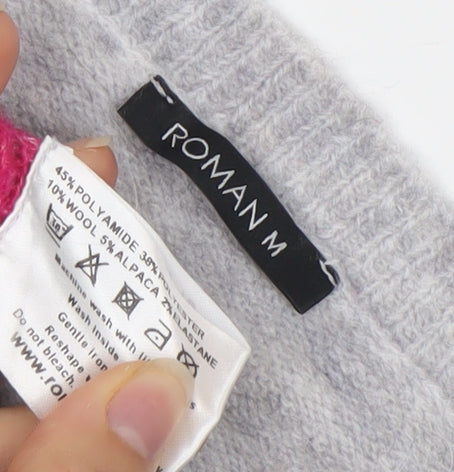 Roman M Women's Multicoloured Striped Jumper M