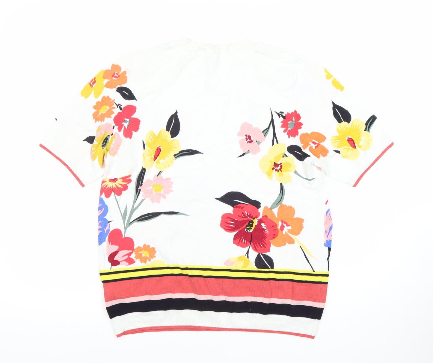Next Women's Multicoloured Floral T-Shirt, Size 14 Plus
