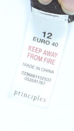 Principles Women’s Brown V-Neck Cardigan Size 12