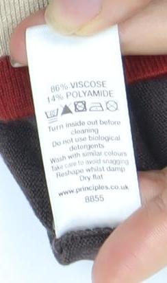 Principles Women’s Brown V-Neck Cardigan Size 12