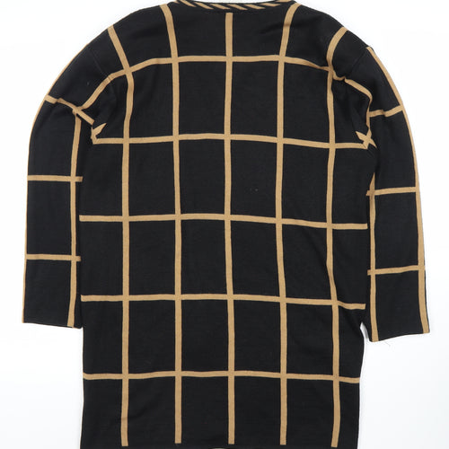 Alexon Women's Black Check Cardigan Medium