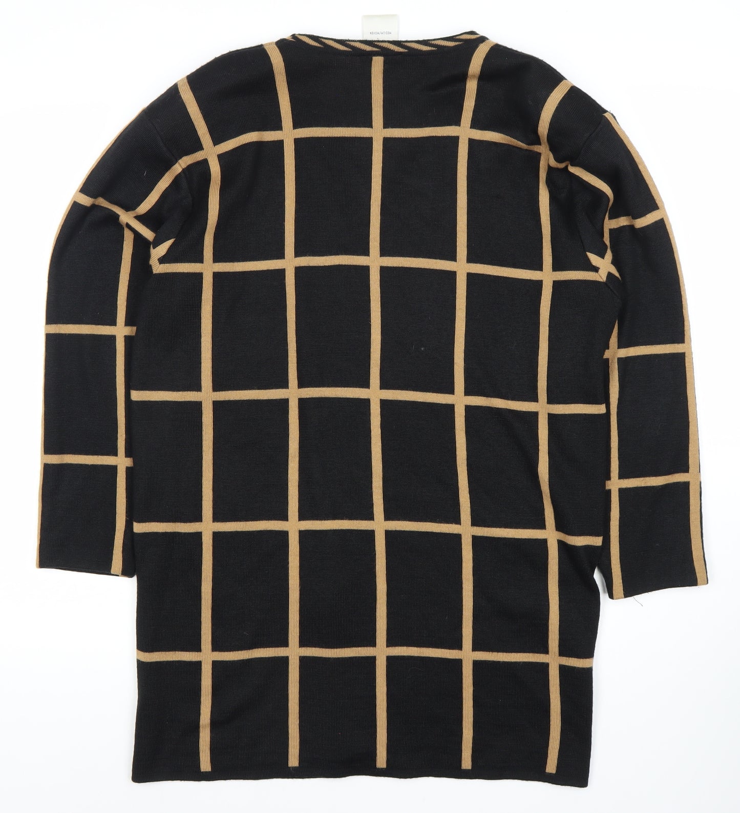 Alexon Women's Black Check Cardigan Medium