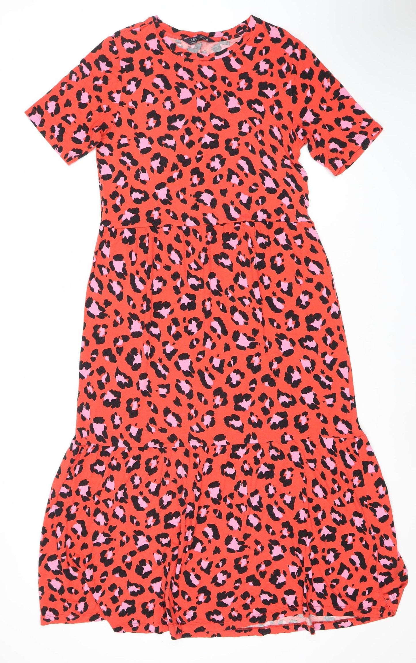 Marks and Spencer Women's Multicoloured Animal Print Dress 10
