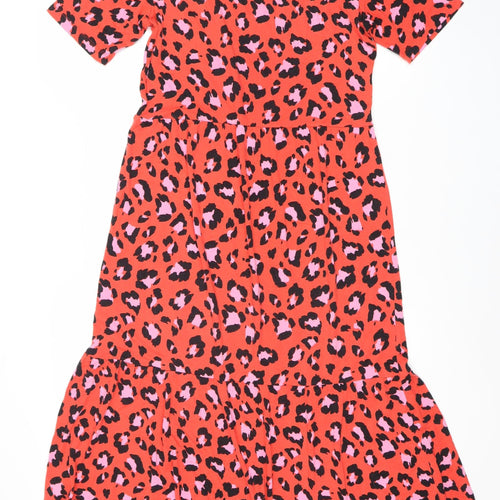 Marks and Spencer Women's Multicoloured Animal Print Dress 10