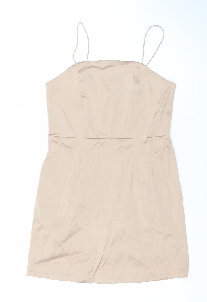 Urban Outfitters Beige Slip Dress, Women's Small, Strappy