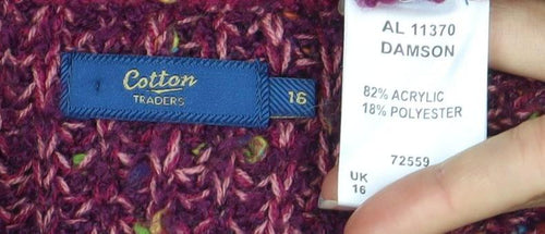 Cotton Traders Women's Size 16 Multicoloured Cardigan