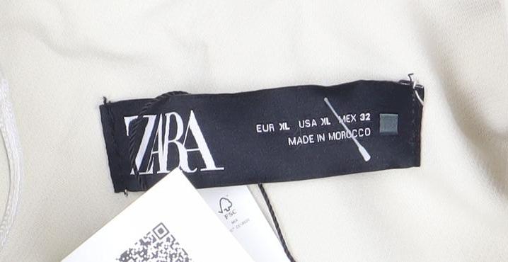 Zara Women's Ivory Blazer, Size XL