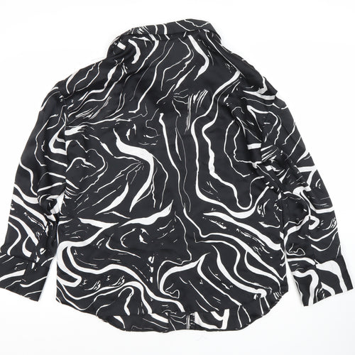ASOS Women's Black Button-Up Shirt Size 12