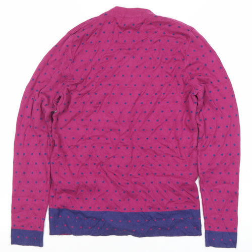 Tulchan Women's Purple Polka Dot Cardigan Size S