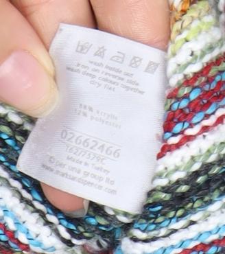 Marks and Spencer Women's Multicoloured Striped Cardigan Size 12