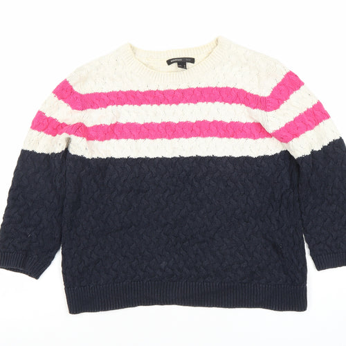 Mango Women's Multicoloured Pullover Jumper M