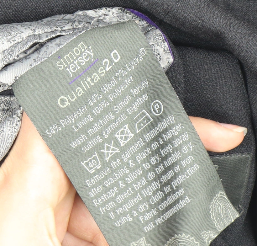 Simon Jersey Women’s Black Suit Jacket Size 12