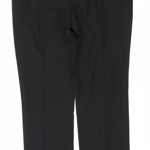 Next Men’s Black Straight Leg Trousers, Size L