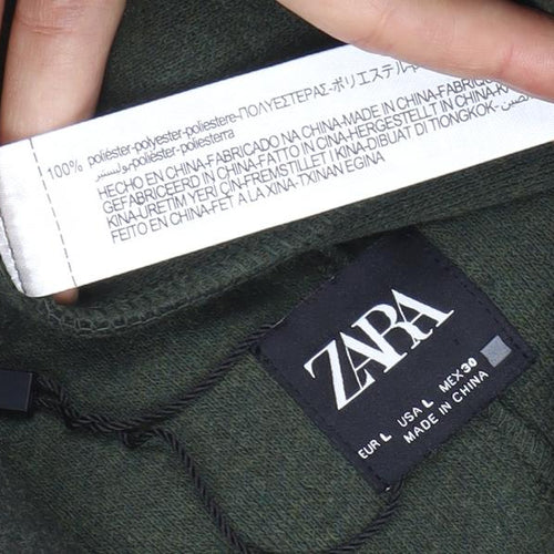 Zara Women's Green Coat Size 10 Long Sleeve