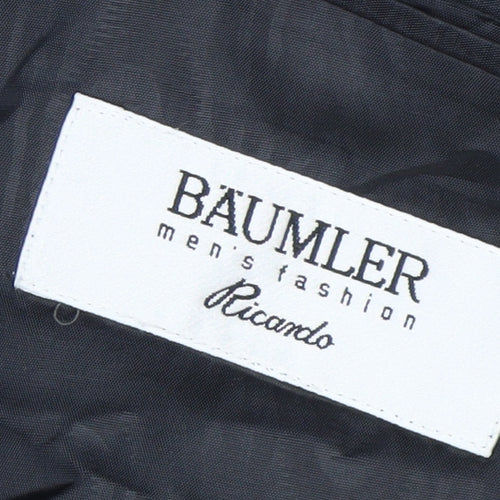 Bäumler Men's Black Double Vented Polyester Blend Tuxedo Jacket Size 41