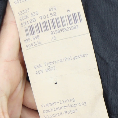Bäumler Men's Black Double Vented Polyester Blend Tuxedo Jacket Size 41