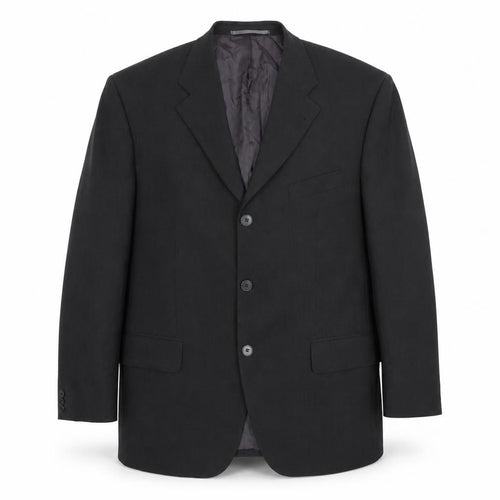 Bäumler Men's Black Wool Blend Single Breasted Suit Jacket Size 44