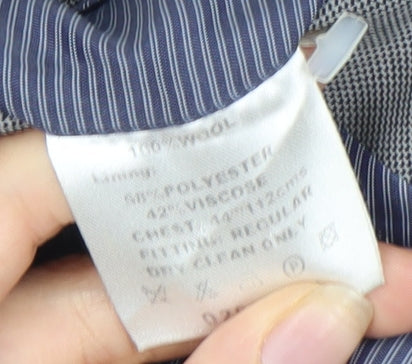 Daniel Hechter Men's Grey Wool Blazer Jacket 44R