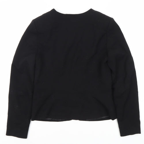 H&M Black Women's Blazer Size 10 Regular Fit