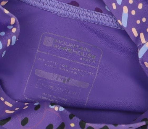 Mountain Warehouse Girls Purple Long Sleeve T-Shirt XL