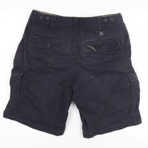 Marks and Spencer Men's Blue Cargo Shorts M