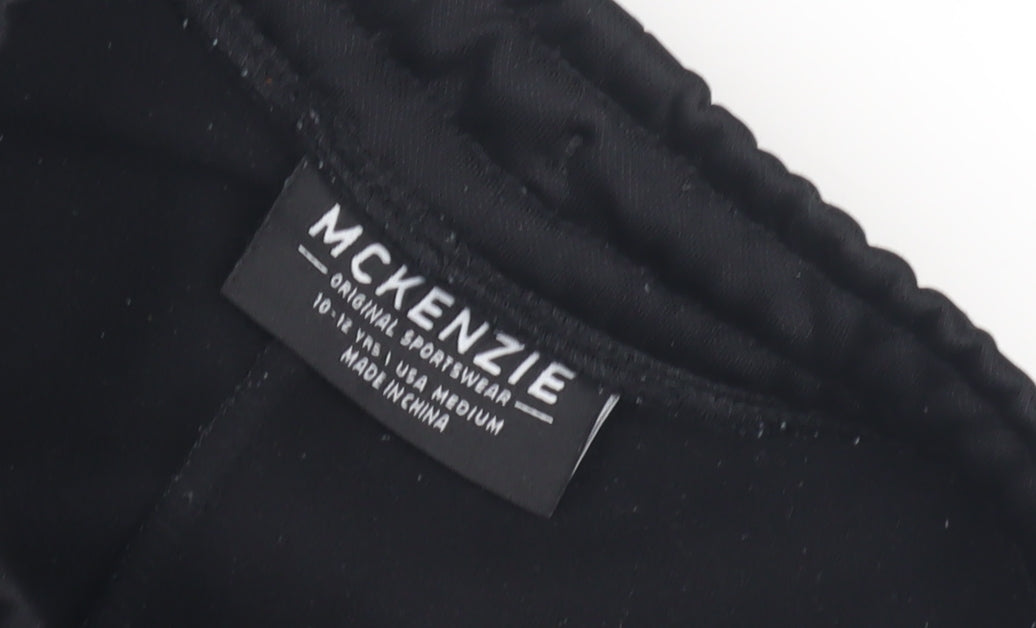 McKenzie Black Boys Joggers, Size 10-12, Activewear