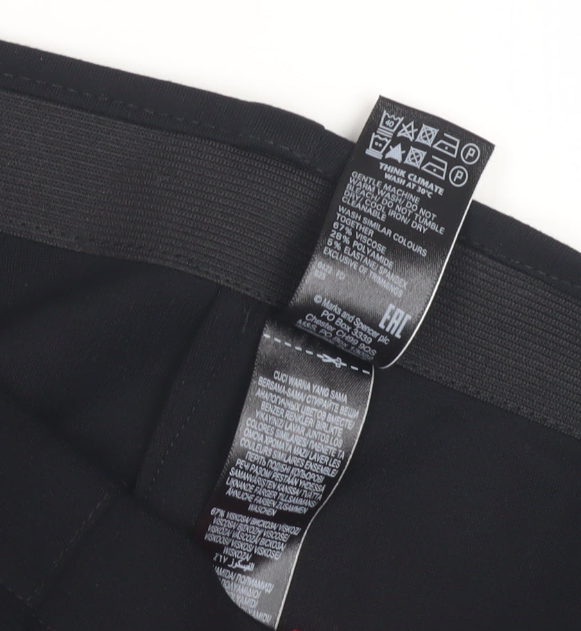 Marks and Spencer Women's Black Size 18 Trousers