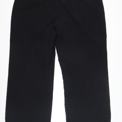 Marks and Spencer Women's Black Size 20 Straight Trousers