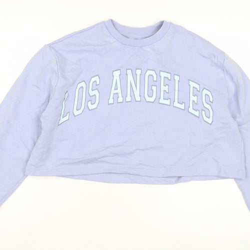 Marks and Spencer Girls Blue Los Angeles Sweatshirt 13-14 Years