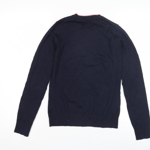 Jack Wills Women's Blue Crew Neck Pullover Jumper Size 8
